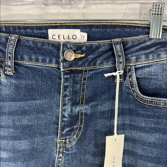 Cello Women's Distressed Blue Jeans - Picture 2 of 9